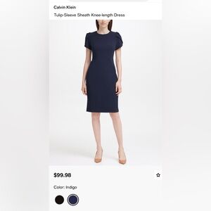 Calvin Klein Indigo Midi Dress